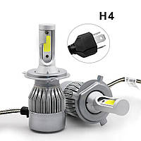LED лампи для авто H4 C6 LED Headlight 36W 3800LM DC8-48V світлодіодні автомобільні лампочки Н4