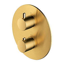 Термостат для душу та ванни Omnires Y прихованого монтажу brushed gold (Y1236ROGLB)