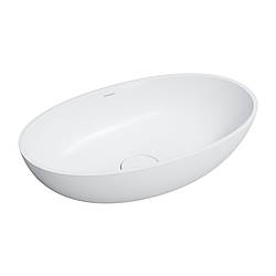 Умивальник Omnires Shell 60x35 white (SHELLUNBM)