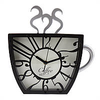 Часы "Чашка, черный" 2003-058 (2089)