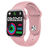 Розумний смарт-годинник Smart Watch GS8 Pro Max 45 mm смарт-годинник з українською мовою та функцією дзвінка рожевий, фото 2