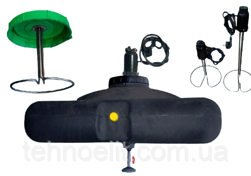 Купить Квадратный бак для летнего душа пластиковый плоский 200л на дачу ...