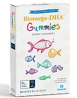 Biotics Research DHA Gummies / Омега ДГК жевательные конфеты для детей 30 шт. 04/24