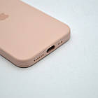 Чохол силіконовий з квадратними бортами Silicon case Full Square для iPhone 11 Pro Pink Sand, фото 4
