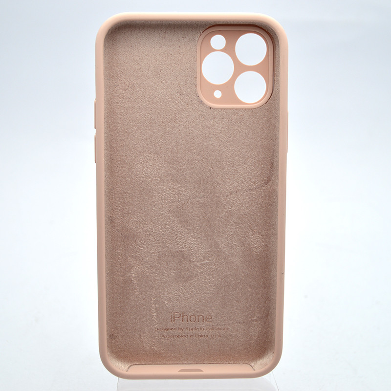 Чохол накладка Silicon case Full Square для iPhone 11 Pro Pink Sand, фото 5