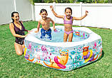 Дитячий надувний басейн Intex 56493 (191х178х61 см) з надувним дном, фото 2