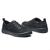 Кеди Чоловічі Замшеві Чорні, фото 2