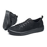 Кеди Чоловічі Замшеві Чорні, фото 4