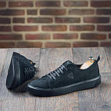 Кеди Чоловічі Замшеві Чорні, фото 6