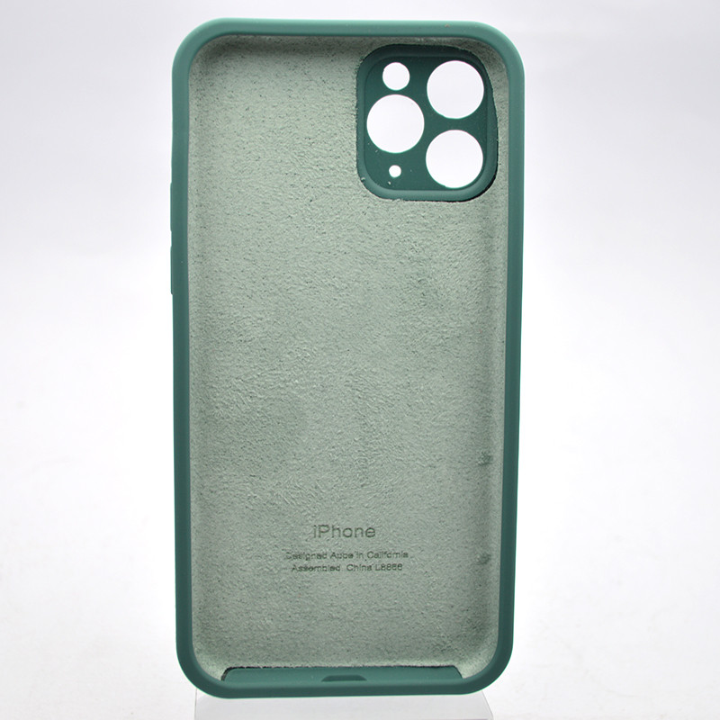 Чохол накладка Silicon case Full Square для iPhone 11 Pro Pine Green, фото 5