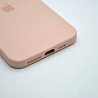 Чохол силіконовий з квадратними бортами Silicon case Full Square для iPhone 11 Pro Max Pink Sand, фото 4