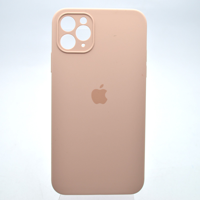 Чохол накладка Silicon case Full Square для iPhone 11 Pro Max Pink Sand, фото 1