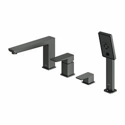 Змішувач для ванни на 4 отвори  Omnires Parma grafit (PM7432GR)