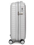Валіза ручна поклажа S поліпропілен сіра 55х36х20см/35л/2.5кг/Snowball, фото 4