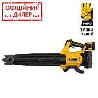 Воздуходувка аккумуляторная бесщёточная DeWALT DCMBL562P1 (18В, 200км/ч, 5Ач) YLP