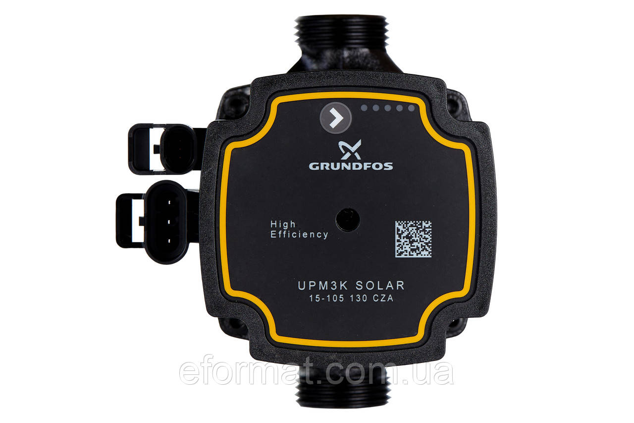 Циркуляційний насос Grundfos з ШІМ керуванням UPM3 Solar 1505 130