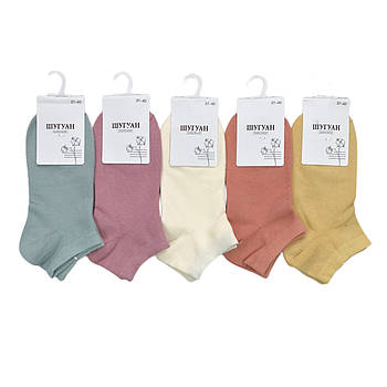 Жіночі короткі однотонні шкарпетки Шугуан