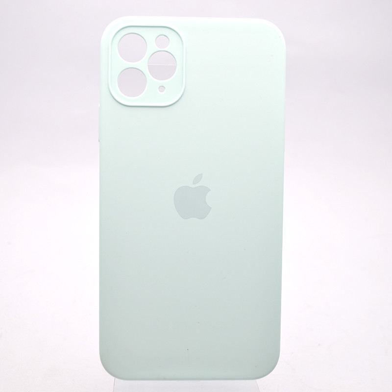 Чохол накладка Silicon case Full Square для iPhone 11 Pro Max Light Turquoise, фото 1