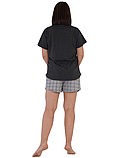 Жіноча піжама футболка шорти Vienetta Туреччина Великі розміри, фото 3