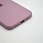 Чохол силіконовий з квадратними бортами Silicon case Full Square для iPhone 11 Pro Max Lilac Pride, фото 4