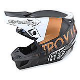 Мотошолом TLD SE5 Carbon Helmet [QUALIFIER WHITE / BRONZE], фото 2