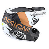 Мотошолом TLD SE5 Carbon Helmet [QUALIFIER WHITE / BRONZE], фото 5