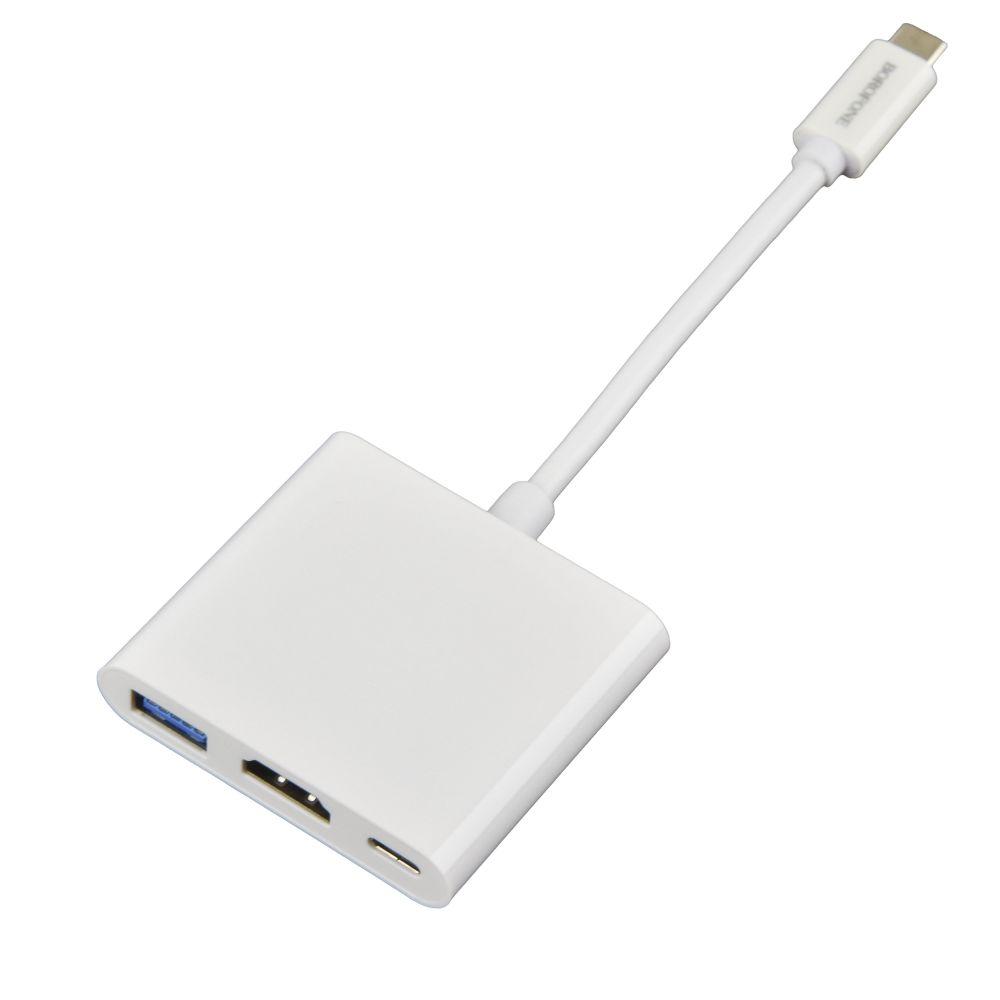 Переходник Borofone DH4 Type-C converter(Type-C to USB3.0+HDMI+PD)