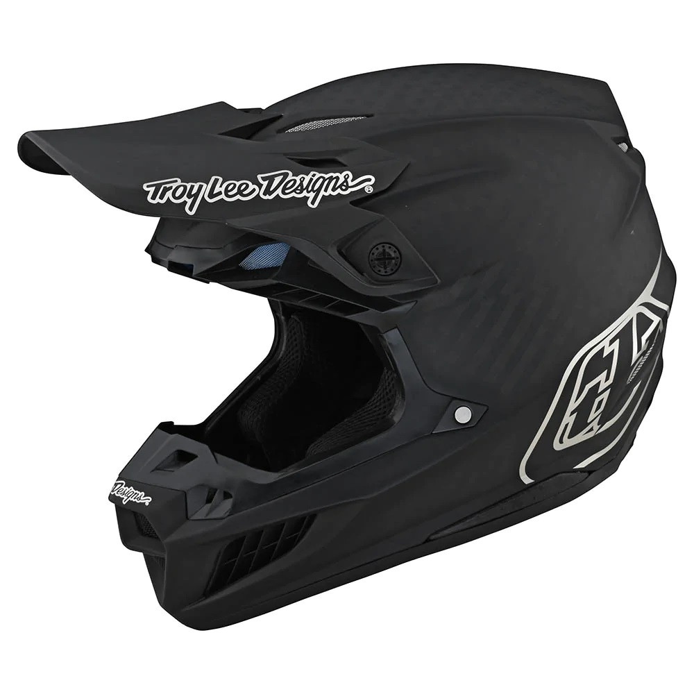 Мотошолом TLD SE5 Carbon Helmet [Stealth BLk/Chrome]