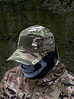 Военная кепка мультикам бейсболка с липучкой под шеврон кепка ВСУ полевая армейская бейсболка (PeV-23-3)