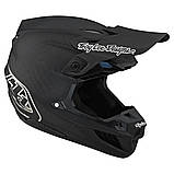 Мотошолом TLD SE5 Carbon Helmet [Stealth BLk/Chrome], фото 6