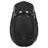 Мотошолом TLD SE5 Carbon Helmet [Stealth BLk/Chrome], фото 8