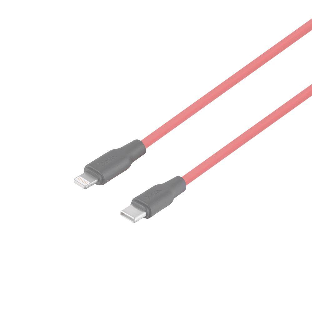 USB Hoco X21 Plus Silicone PD 20W Type-C to Lightning