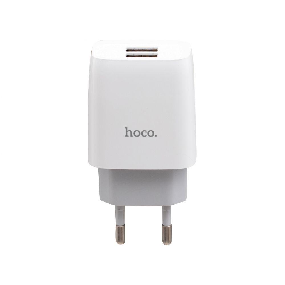 Мережевий зарядний пристрій Hoco C73A 2 USB Micro 2.4A