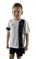 Детская футбольная форма X2 (футболка + шорты), размер S (белый/черный) DX2001W/BK-S