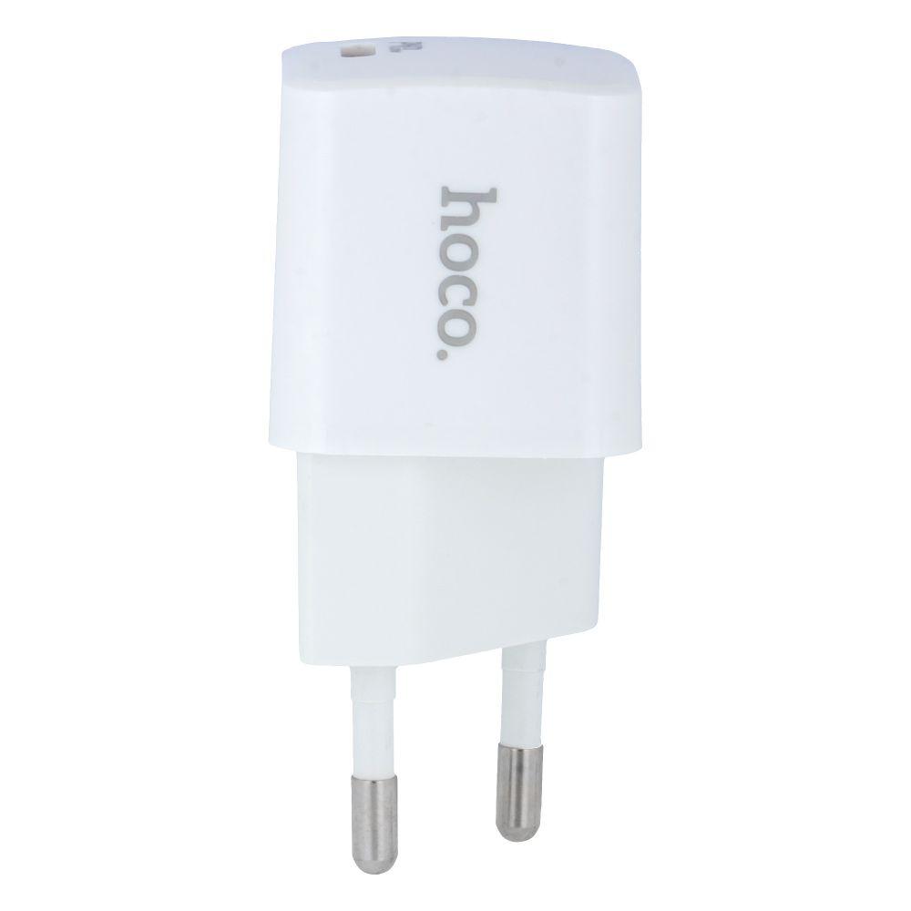 Мережевий зарядний пристрій Hoco N10 PD 20 W Type-C to Lightning 3A