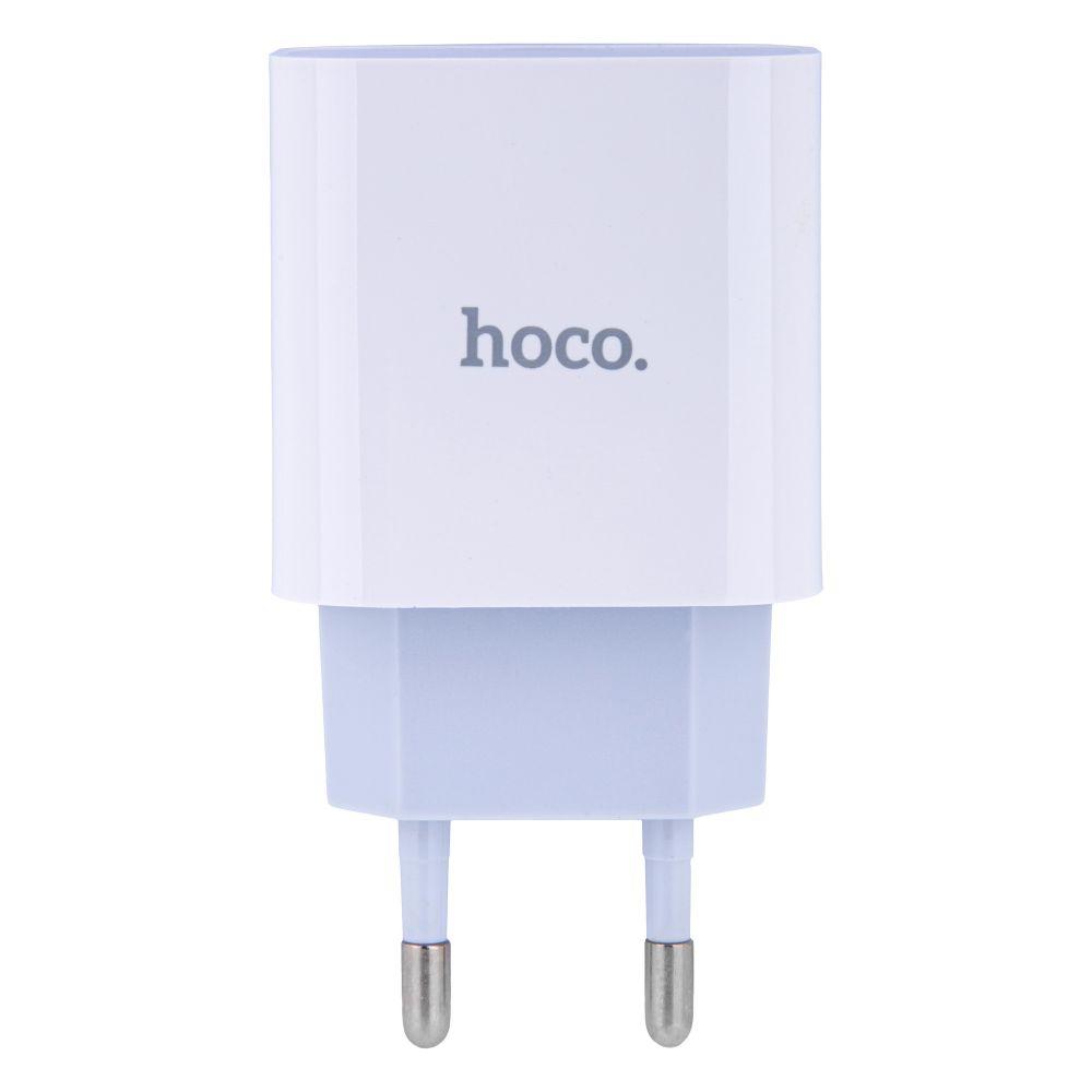 Мережевий зарядний пристрій Hoco C76A Plus PD 20 W Type-C to Lightning 3A