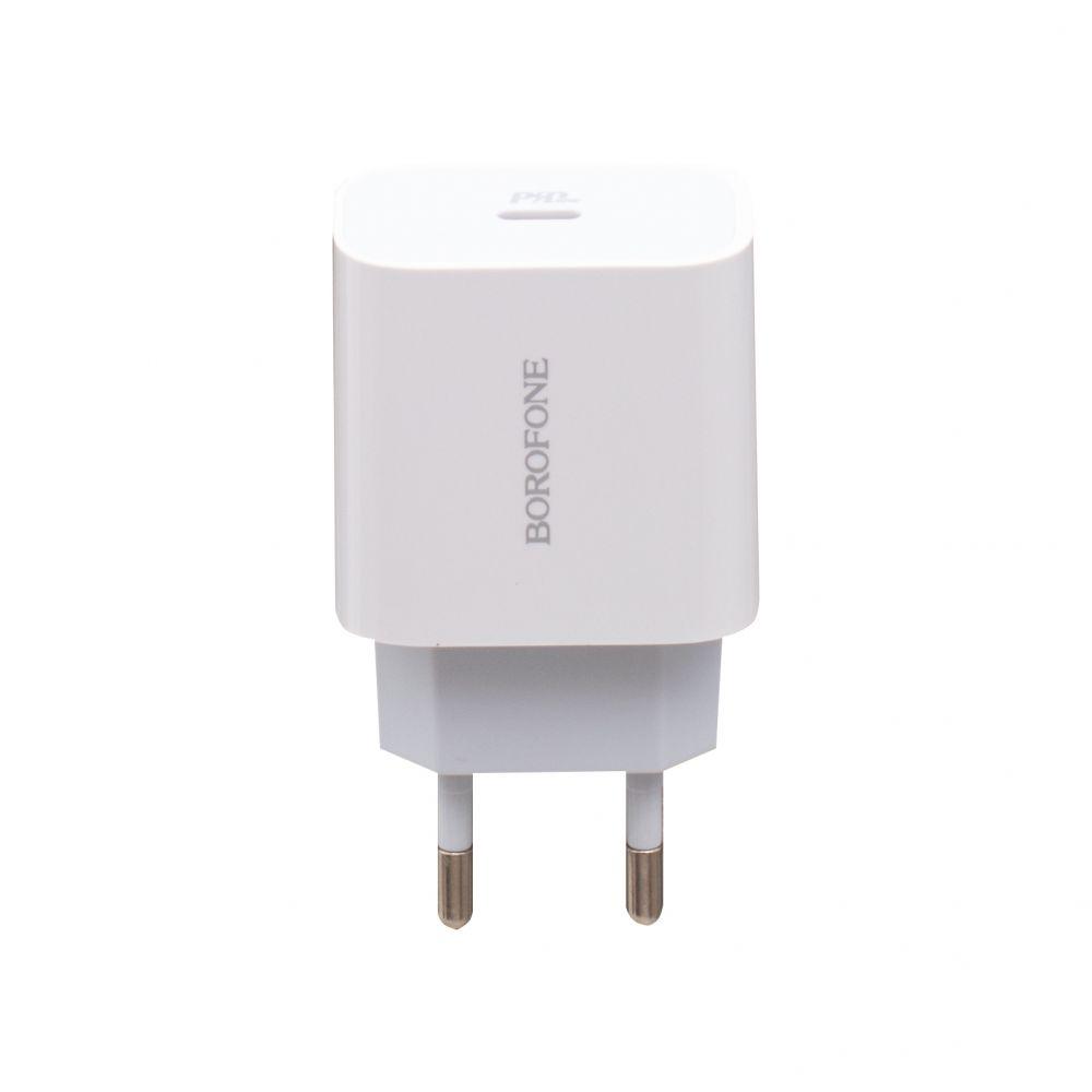 Мережевий зарядний пристрій Borofone BA38A Plus PD 20 W Type-C To Lightning