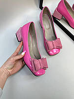 Женские туфли на каблуке натуральная кожа Италия только отшив