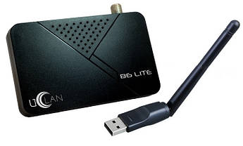 Супутниковий тюнер uClan B6 Lite + Wi-Fi адаптер uClan 5370 + прошивка каналів