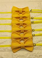Галстук бабочка желтая краватка метелик