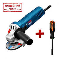 Кутова шліфмашина BOSCH GWS 750-125 + ПОДАРУНОК Викрутка бітотримач