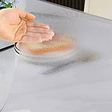 М'яке скло 1,5 мм товщина, 70*70см. (МАТОВА плівка ПВХ), фото 3