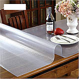 М'яке скло кругле 1,5мм товщиною, Діаметр 70см. (МАТОВА плівка ПВХ), фото 6