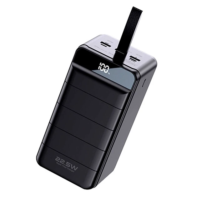 УМБ Power bank Wekome Minre WP-271 80000mAh | 3USB/Type-C/Lightning, QC/PD, 22.5W/5A| чорний