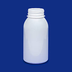 Пляшка пластикова 300 мл біла пет 38 мм (Упаковка 200 шт)