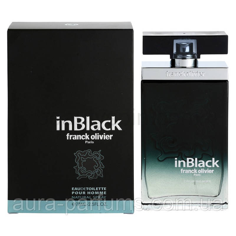 Чоловічі парфуми Franсk Olivier In Black Туалетна вода 75 ml/мл