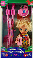 Лялька з коляскою, ігровий набір для дівчаток, "Baby Naive"