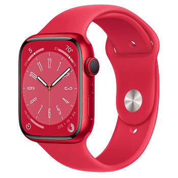 Смарт-годинник Apple Watch Series 8 GPS 41mm PRODUCT RED Aluminum Case w. PRODUCT RED S. Band - M/L (MNUH3)