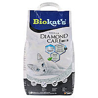 Наполнитель для кошачьего туалета Biokats Diamond Classic 8 л (бентонитовый) Песок DIAMOND CARE CLASSIC 8L