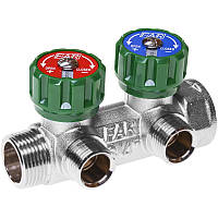 Коллектор FAR Multifar FK 3821 3/4"x1/2" - 2 отвода